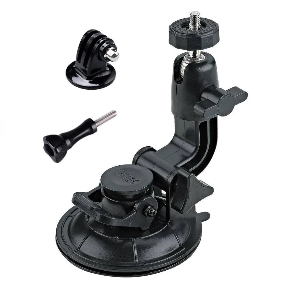 Suction Cup Mount for GoPro Hero 3-13 & Max – Compatible with DJI Osmo 3-5 & Insta360 X3/X4 Accessories