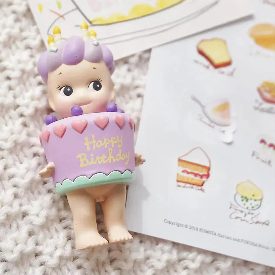 Sonny Angel Birthday Cake Series Mini Figures — Collectible Decorative Doll Toys, Kids Gift & Car/Office Decor