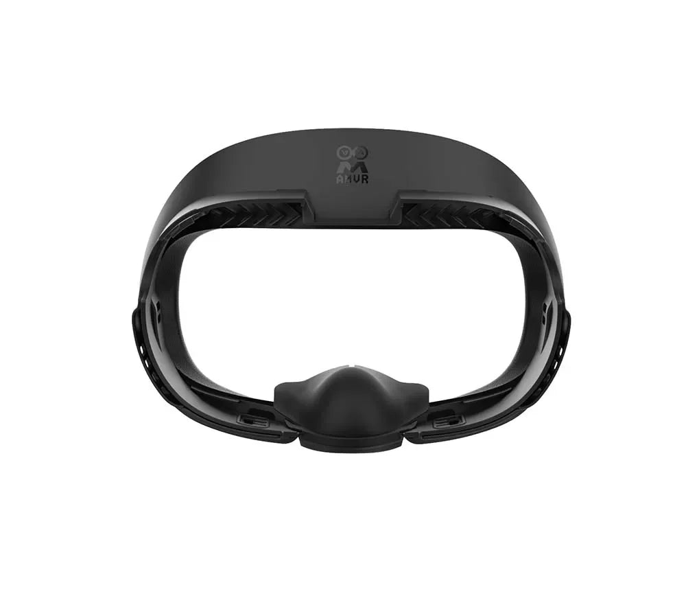 AMVR 3-in-1 Face Mask Cover for Meta Quest 3 – PU Leather & Ice Silk Replacement Pad, Upgraded Version