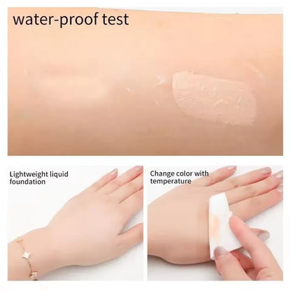 Color Changing Liquid Foundation – Concealer, Face Primer, Long-Lasting Moisturizing BB Cream Base Makeup for Women