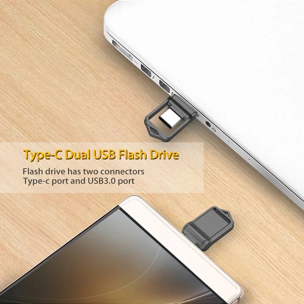 Xiaomi 2TB Metal USB 3.2 Flash Drive — High-Speed Type-C Dual-Use Memory Stick for Mobile & PC