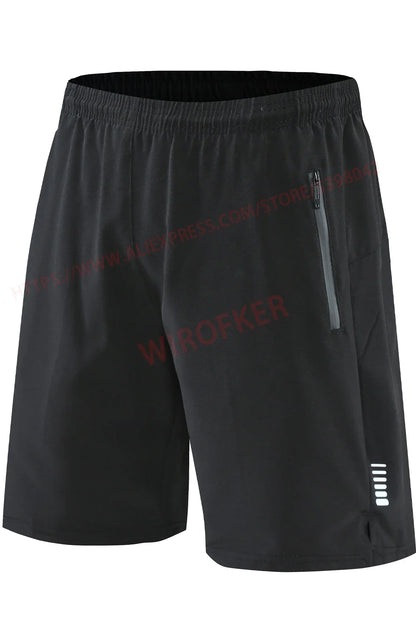 Men's Quick-Dry Running Shorts – Knee-Length Casual Fitness & Gym Training Shorts 2022