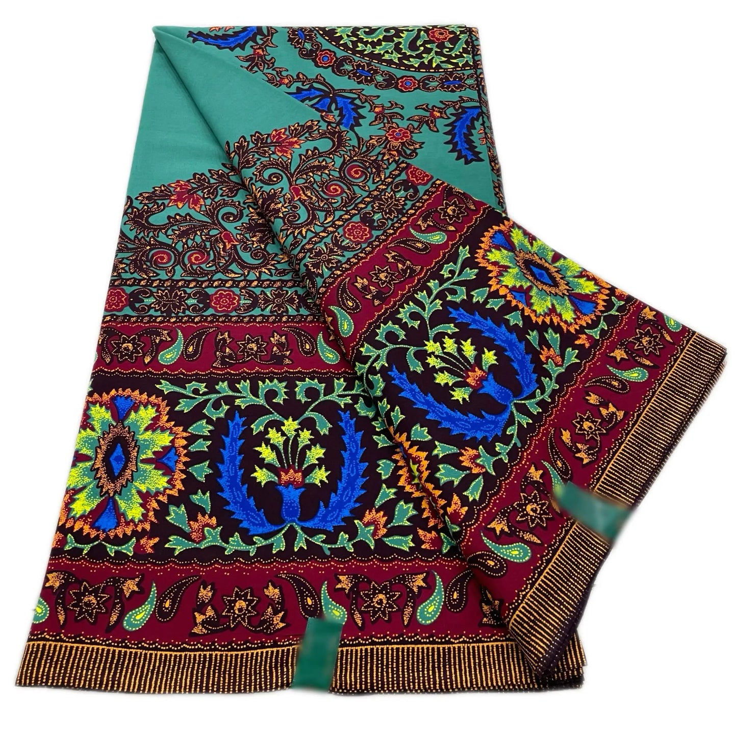 Ankara Wax Print Fabric - 100% Cotton Soft African Pagne Fabric for Dresses & Sewing