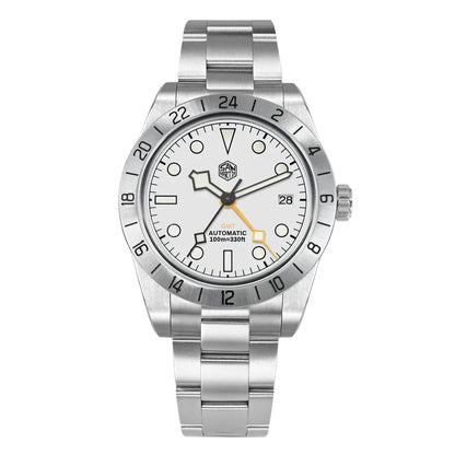 San Martin 39mm NH34 BB GMT Automatic Mechanical Sport Watch — Sapphire Luminous Waterproof 100m for Men Relogio SN0054
