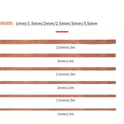 Solder Wire Desoldering Braid – Flux-Infused Wick for BGA and Electronic Repair