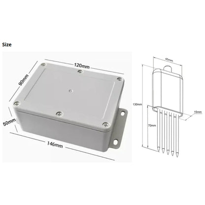 7-in-1 Smart Soil Sensor with WiFi/4G Data Logger – Moisture, Temperature, EC, pH & NPK Monitor with Built-In Battery