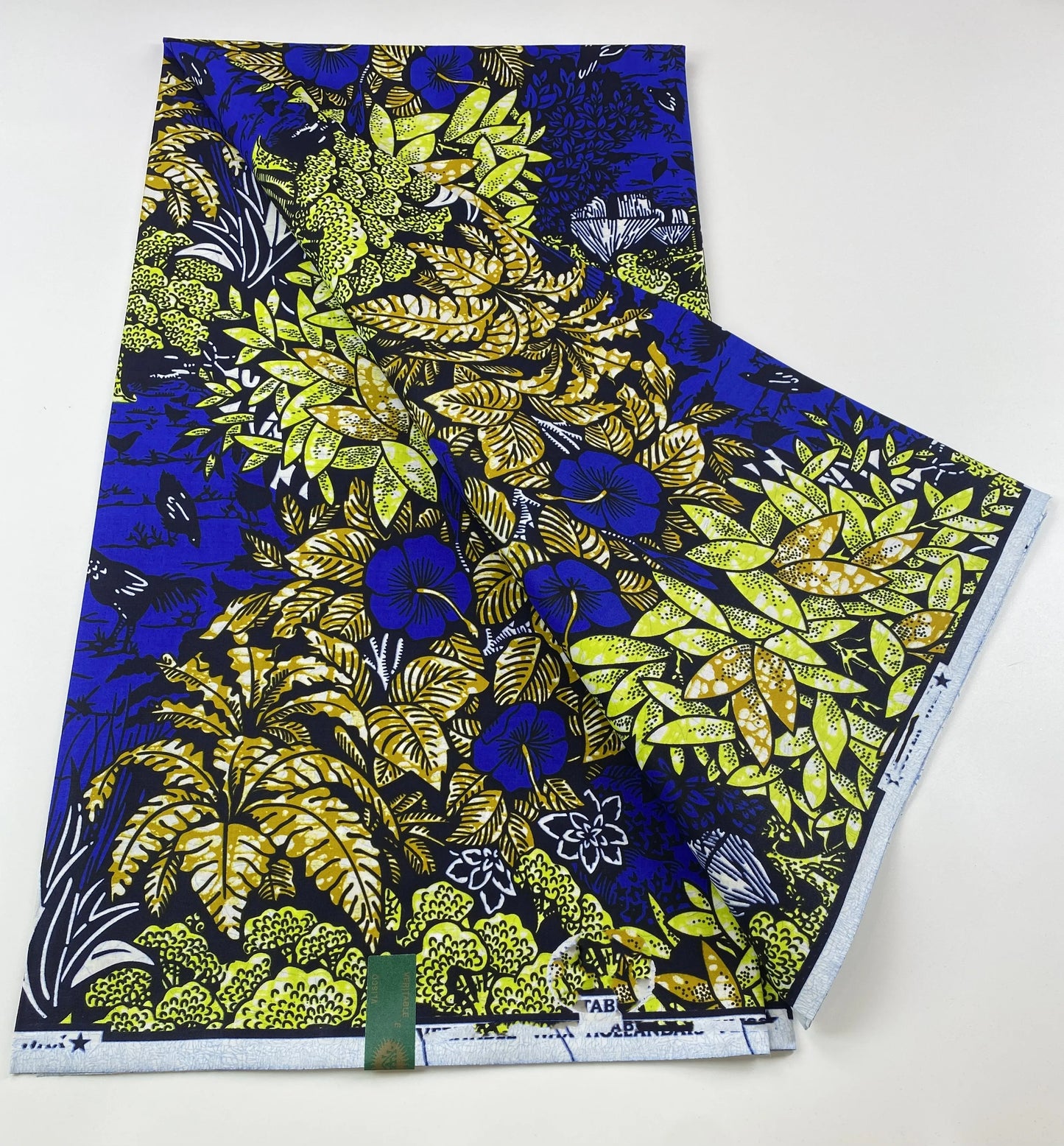 African Ankara Wax Print Fabric - 100% Cotton Soft Nigerian Real Wax Material for Women’s Party Dresses