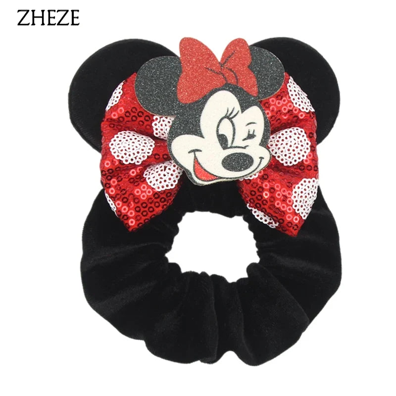 Velvet Mouse Scrunchies - Cute Elastic Ponytail Holders & Hair Accessories for Girls