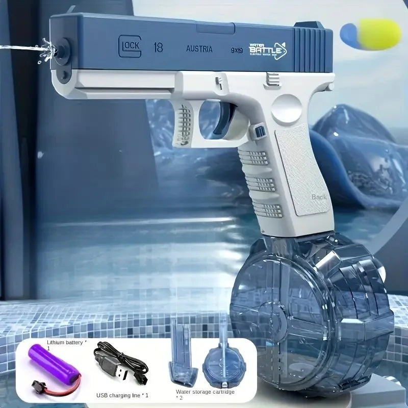 Rechargeable Electric Water Gun – Fun Summer Burst Toy for Kids 5+, Gift for Christmas, Halloween & Thanksgiving