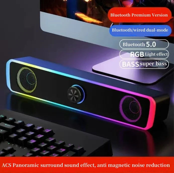 High-Quality Desktop Bluetooth & Wired Microphone with Built-in Speaker – Dual-Purpose High-Volume Audio