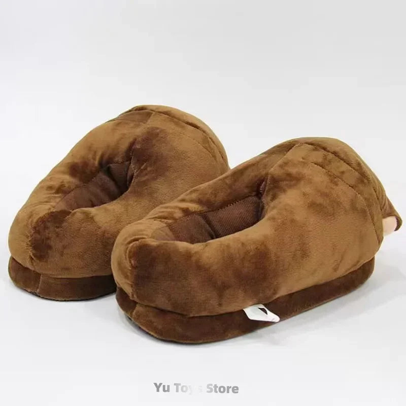 Cute Harry Potter Winter Plush Slippers — Thickened Cotton Indoor Shoes for Breathable Comfort, Surprise Gift