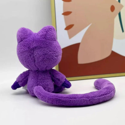 Smiling Animal Anime Plush Toy – Horror Cat Doll, Soft Cartoon Plush for Festival Decoration & Gift