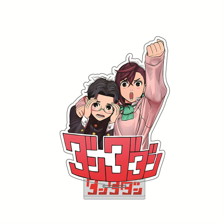 Anime Dandadan Momo Acrylic Keychain Stand – 15cm Cosplay Figure Display Plate for Bag Decoration, Fan Gift & Collectible Ornament