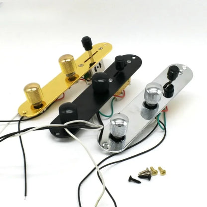 Way Wired Prewired Control Plate – Switch Knobs Harness for Telecaster Guitar Parts & Accessories