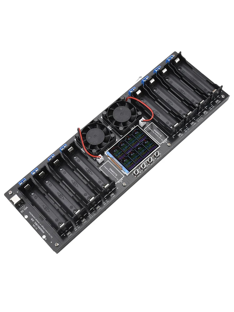 18650 Lithium Battery Capacity Tester – Digital DC Power Detector with 2.4-inch Color Screen, 5V 10A Automatic Measurement