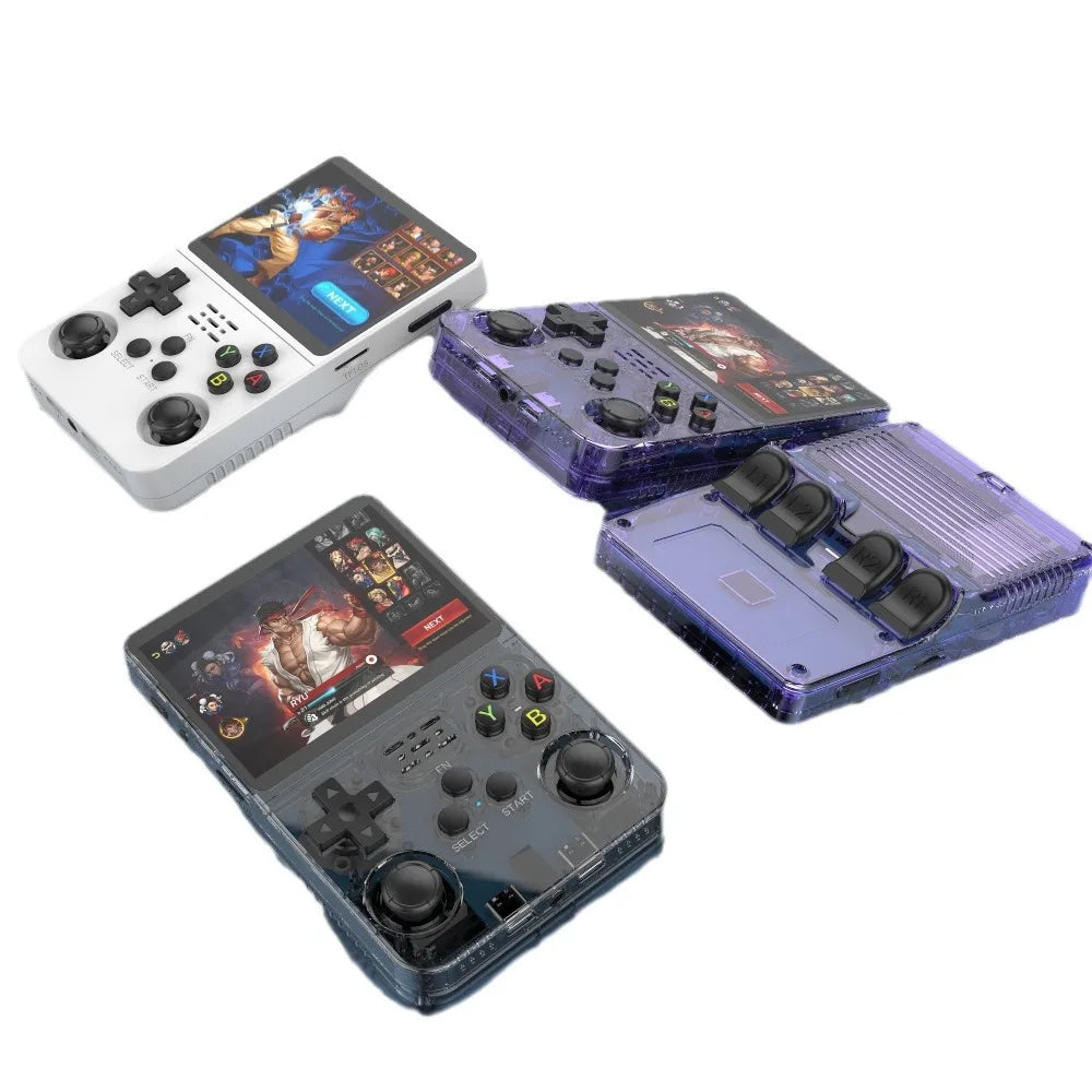 R36S Retro Handheld Video Game Console: Linux System, 3.5-inch IPS Screen - Portable Handheld Video Player with 64GB Storage, Loaded with 15,000 Games!