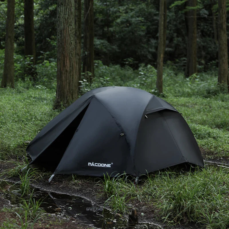 PACOONE Ultralight 20D Nylon Camping Tent – Portable Waterproof Backpacking, Cycling, Hiking, Travel & Beach Tent