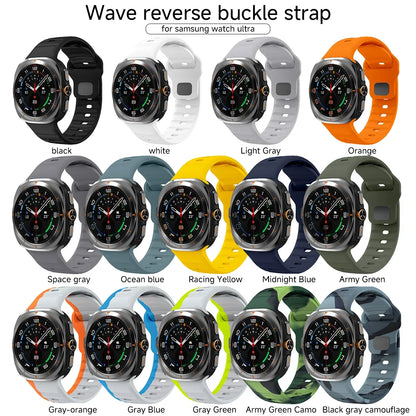 Silicone Sport Strap for Samsung Galaxy Watch 7 Ultra 47mm — Correa Band Accessory for Galaxy Watch Ultra