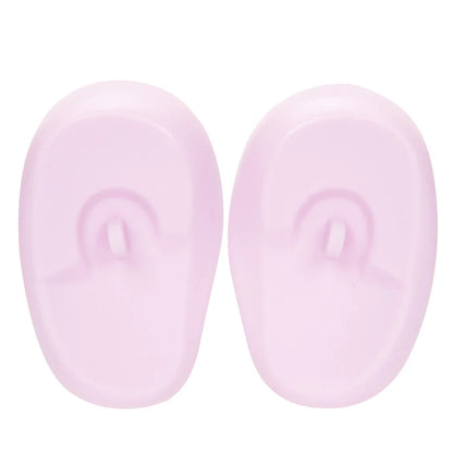 Silicone Ear Covers - Waterproof Hairdressing Ear Caps, Earmuffs for Shower, Salon, Bathing & Spa Use