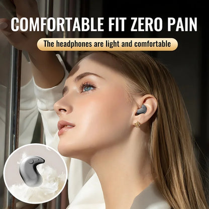 B13 Bluetooth 5.3 Sleep Earphones – Wireless Touch Control Headset Earbuds, Comfortable Fit for All Mobile Phones