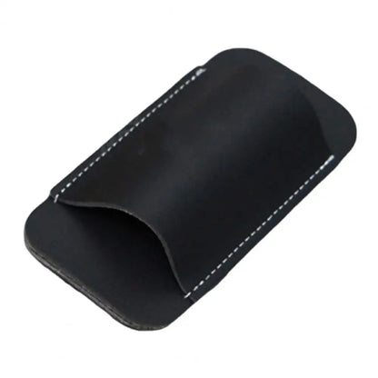 Retro Leather Knife Sheath – Horizontal Belt Carry Pocket Knife Holster, Durable Men’s EDC Knife Holder Case