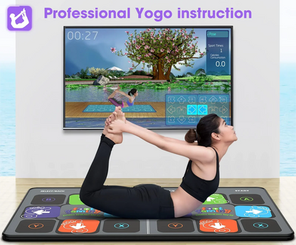 Dance Mat Game — Wireless Folding Fitness & Music Carpet for TV/PC | Anti-Slip Double Controller Family Sports Game