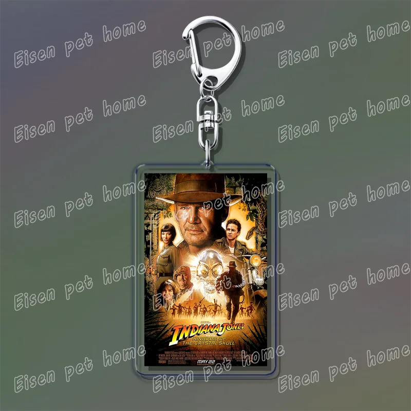 Classic Movie Keychains – Jaws, Fight Club, Avatar Pendant Key Rings for Bags & Fan Gifts