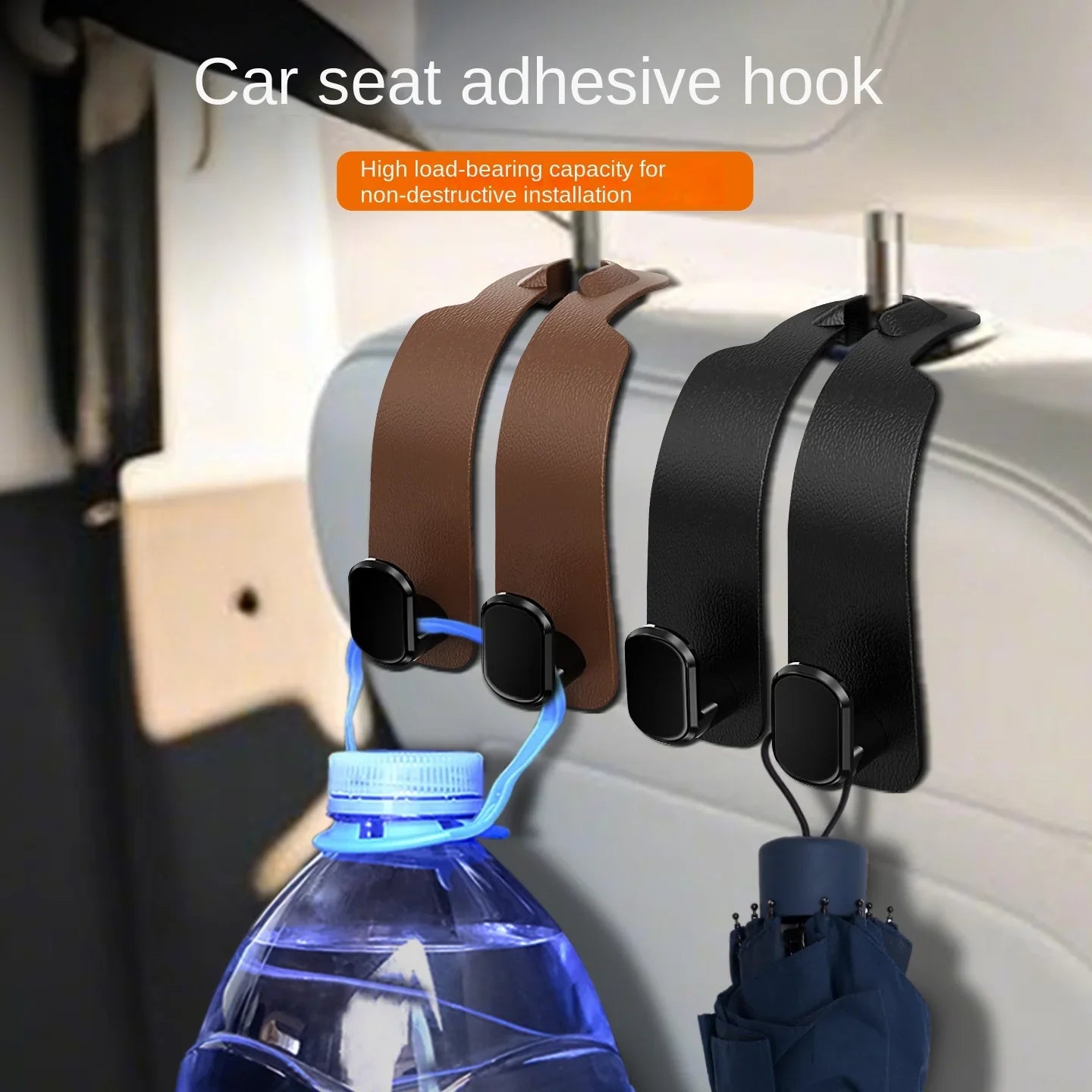 Multi-Function Car Seat Back Hook Organizer – Creative Rear Seat Hanger for Bags, Groceries, Purses & Vehicle Storage Accessories