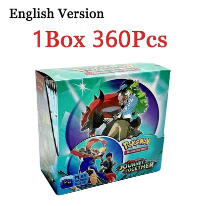 360PCS Pokémon Trading Card Game Booster Set – Prismatic Evolutions Scarlet & Violet English Battle Cards Collection Gift Pack
