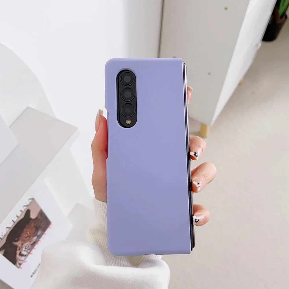 Soft Silicone Shockproof Phone Case for Samsung Galaxy Z Fold 6/5/4/3 – Multi-Color Protective Cover