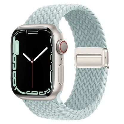 Nylon Braided Apple Watch Band - Durable Replacement Strap for Series 10/9/8/7/6/5/3 SE Ultra 49mm to 38mm