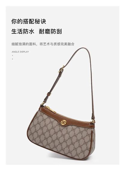 Designer Luxury Women’s Underarm Tote Bag – Fashionable Single-Shoulder Crossbody Bag for Commuting