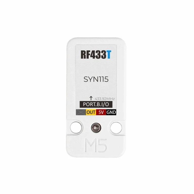 M5Stack RF433T/R 433.92MHz Wireless RF Transmitter & Receiver Module — IoT Remote Control & Automation