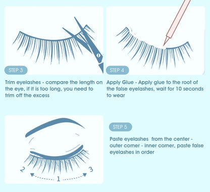 IMAGIC 5ml False Eyelash Extension Glue — Waterproof, Fast-Dry, Long-Lasting Transparent Eyelash Primer Tool with No Irritation