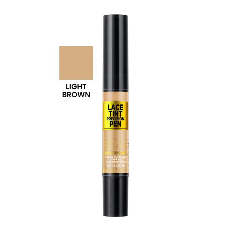Tinted Lace Precision Parting Pen | Wig Lace Tint with Brush Applicator, Easy to Use & Long-Lasting Formula