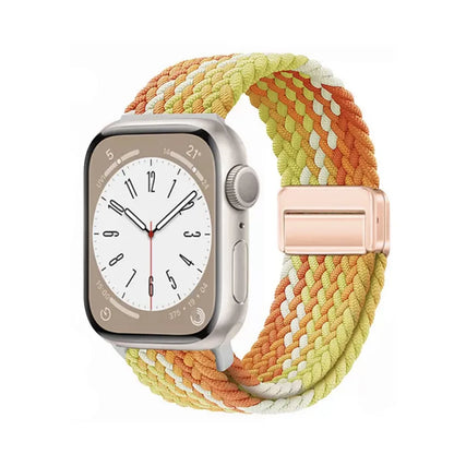 Nylon Braided Apple Watch Band - Durable Replacement Strap for Series 10/9/8/7/6/5/3 SE Ultra 49mm to 38mm