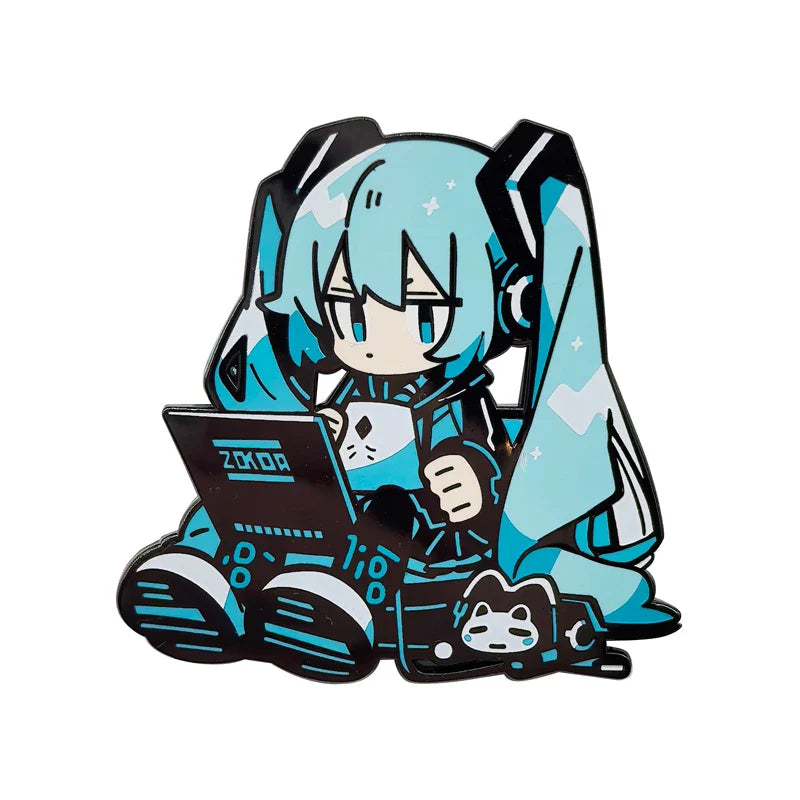 Japanese Anime Pin Badge — Cartoon Brooch for Backpacks, Clothes & Schoolbags
