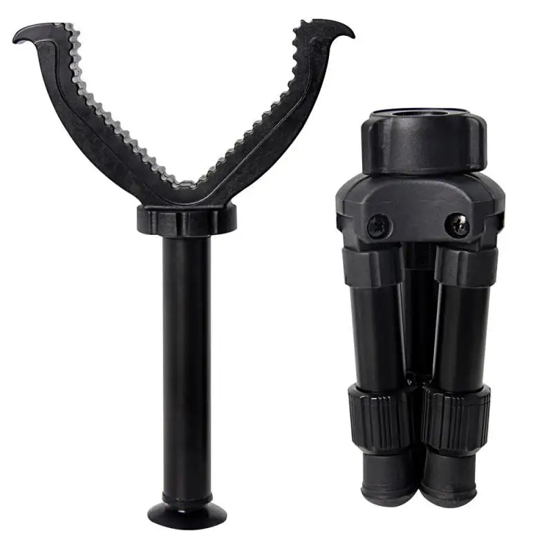 Portable Adjustable Rifle Tripod — Gun Support Monopod for Hunting & Outdoor Practice