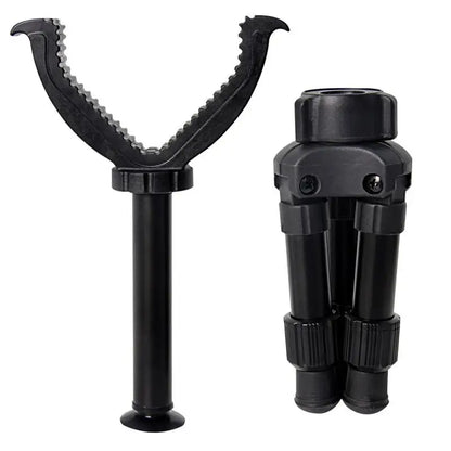 Portable Adjustable Rifle Tripod — Gun Support Monopod for Hunting & Outdoor Practice