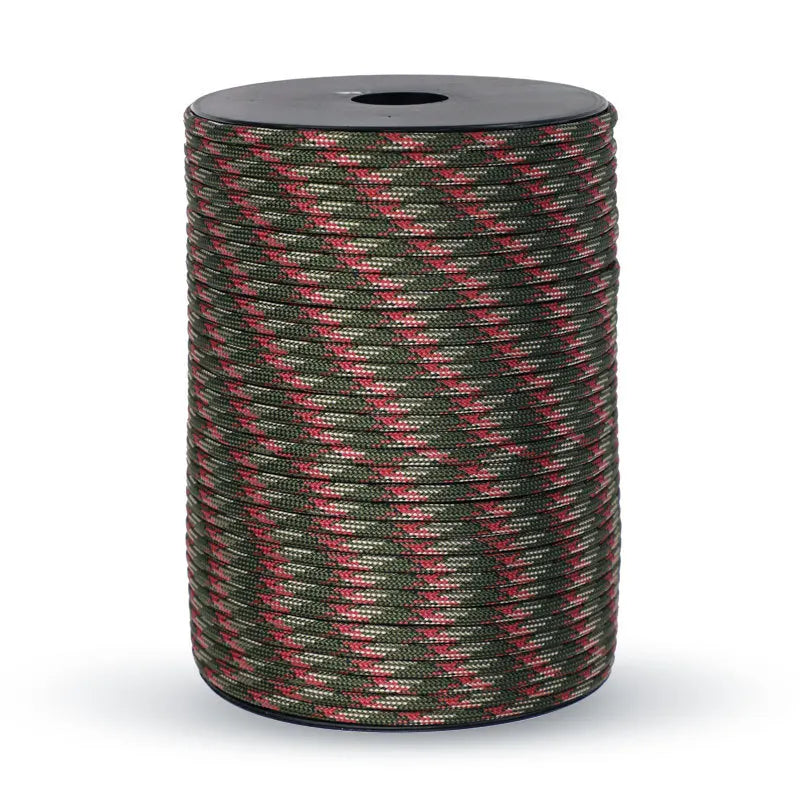 550 Military-Grade 9-Core Paracord Rope - 4mm Outdoor Survival Cord for Camping, Tents & Utility