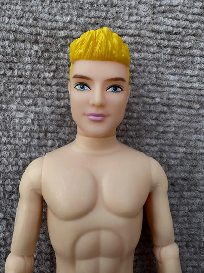 1/6 Boys Doll – 30cm Movable Joint Male Figure, Solid DIY Toy for Kids Birthday Gifts