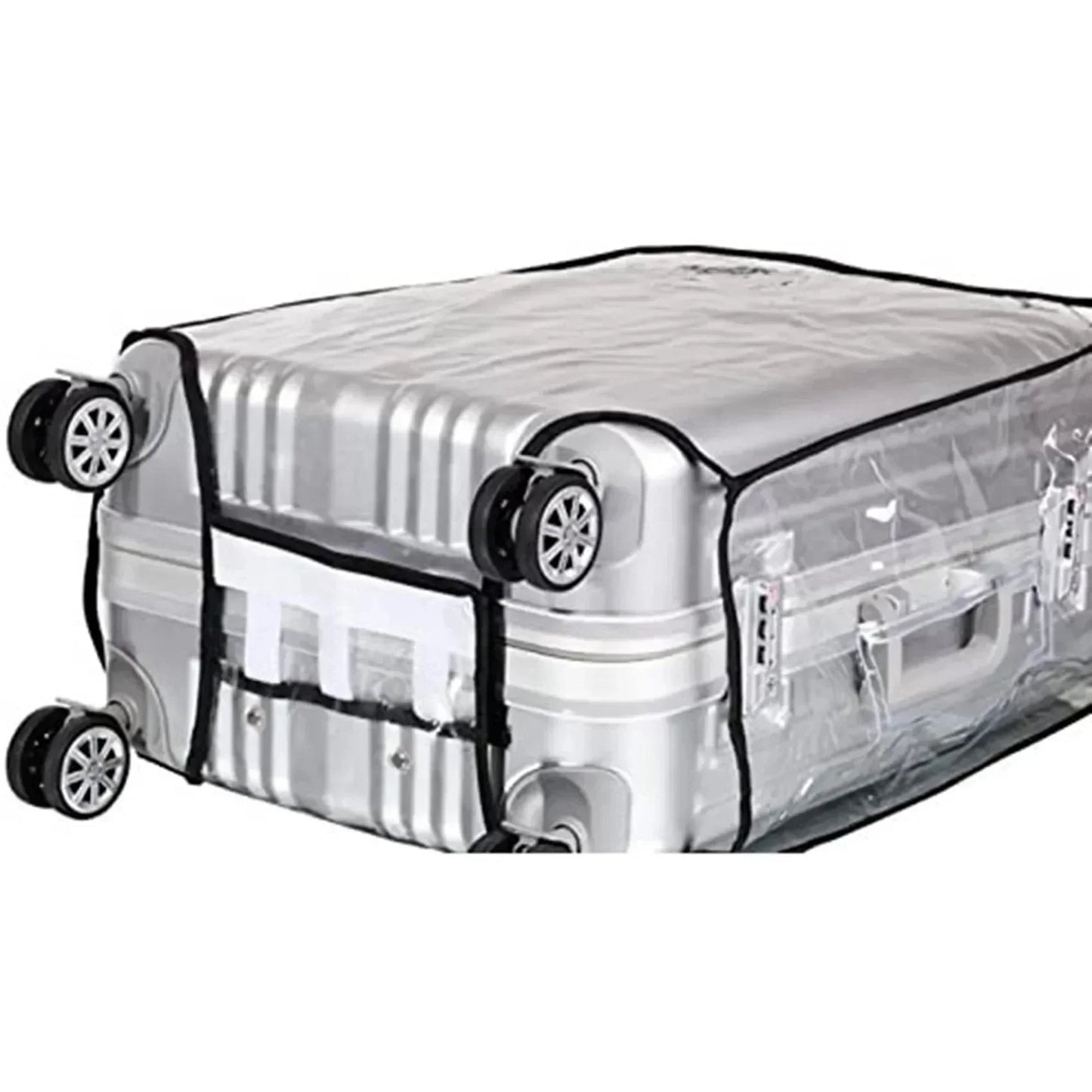 Full Transparent Luggage Cover – Waterproof, Dustproof, Durable PVC Suitcase Protector for Travel