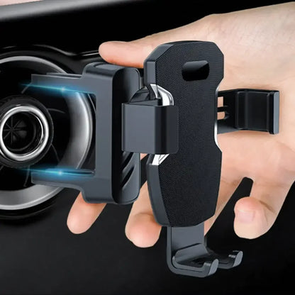 Universal Car Air Vent Phone Holder - 17mm Ball Head Round Clip Mount for Mercedes Benz Vent Outlet