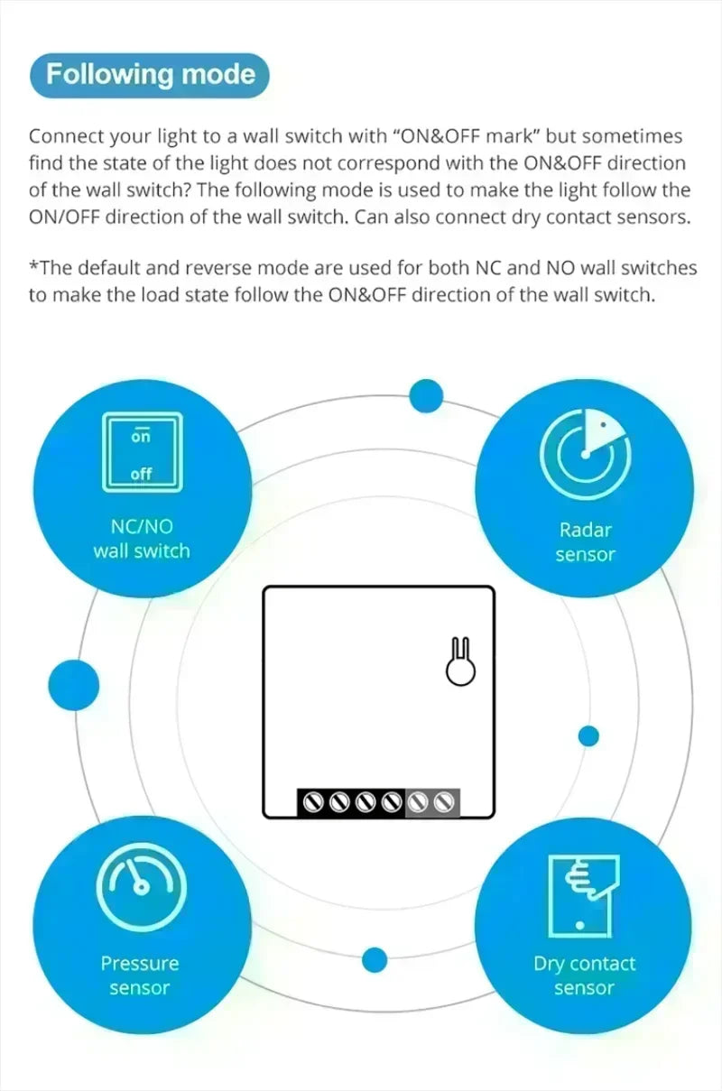 Sonoff Mini R2 WiFi Smart Switch - Remote Control, 2-Way Timer, Wireless DIY Switch with eWeLink App