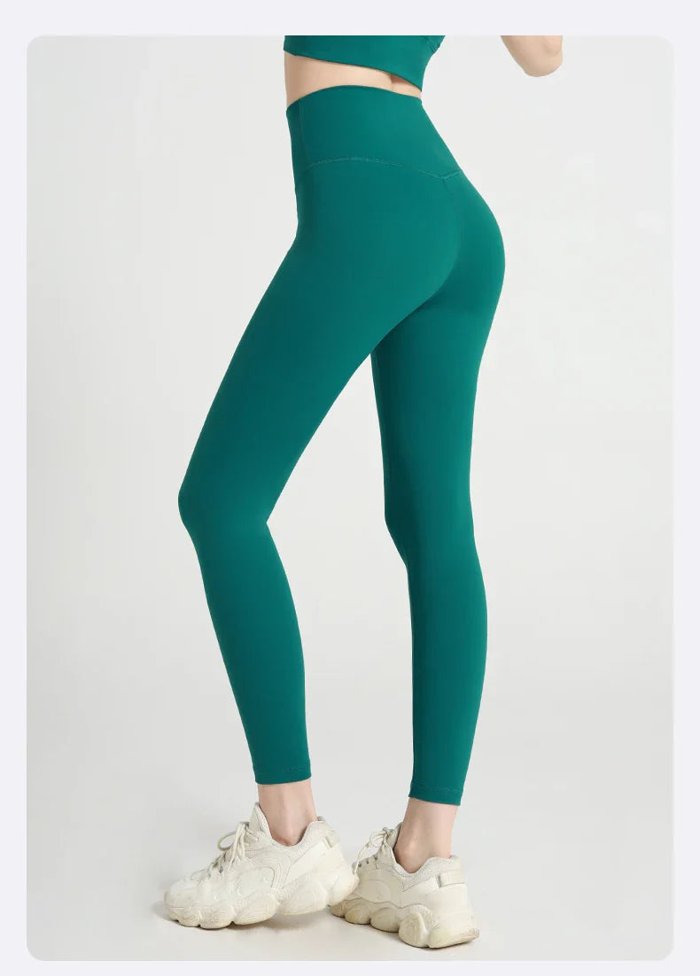 Summer Hot Sale Women’s High Waisted Yoga Leggings – Hip Lifting, Breathable Fitness Pants for Running, Cycling & Workouts