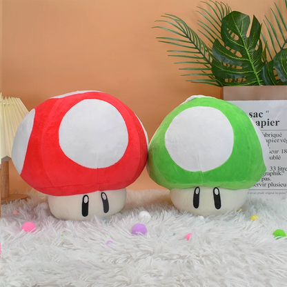 Mario Bros Plush Toys — Yellow, Blue, Red & Green Toad Toadette Stuffed Dolls | Soft Toys Birthday Gift for Kids