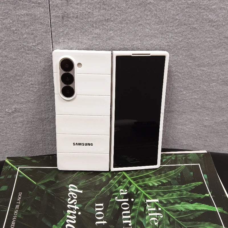 Skin Feel Phantom Shield Case for Samsung Galaxy Z Fold 3-7 – 2-Piece Protective Shockproof Back Cover Set