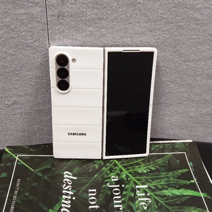 Skin Feel Phantom Shield Case for Samsung Galaxy Z Fold 3-7 – 2-Piece Protective Shockproof Back Cover Set