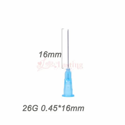 25pcs Disposable Sharp Needles – 18G to 34G Sterile Stainless Steel Tattoo & Hyaluronic Acid Needles
