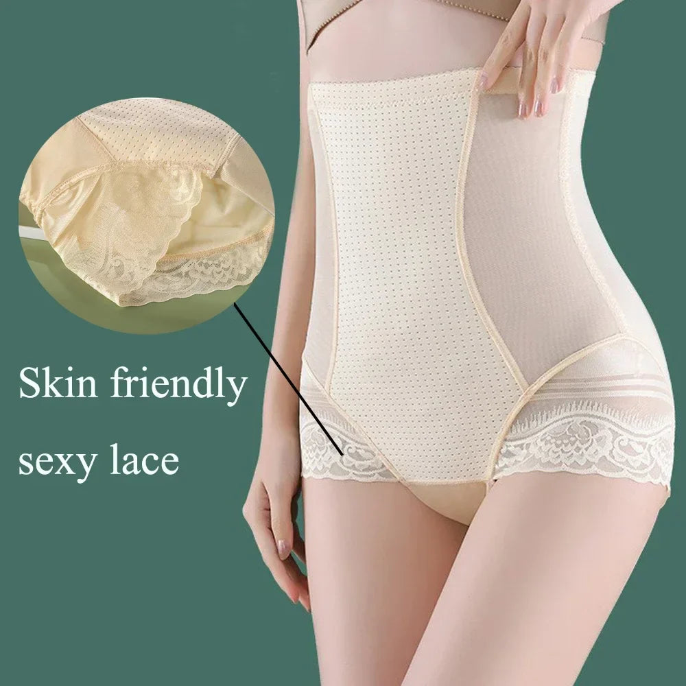 Women’s High Waist Shapewear Shorts – Tummy Control Body Shaper with Slimming Spandex Compression